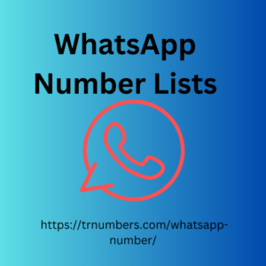 WhatsApp Number lists